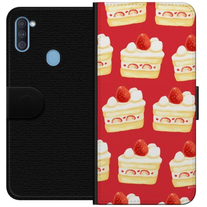 iSecrets - Plånboksfodral till Samsung Galaxy A11 med Tårta