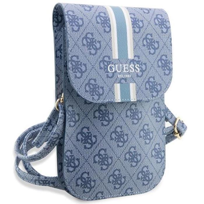 Guess - Guess Halsbandsfodral Stripes - Blå