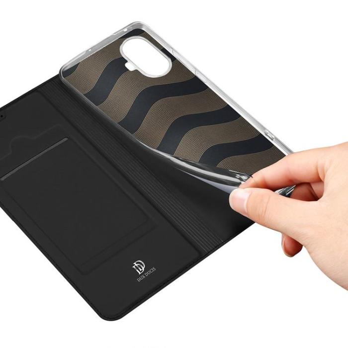 Dux Ducis - Dux Ducis Realme 10 Pro Plånboksfodral SkinPro - Svart
