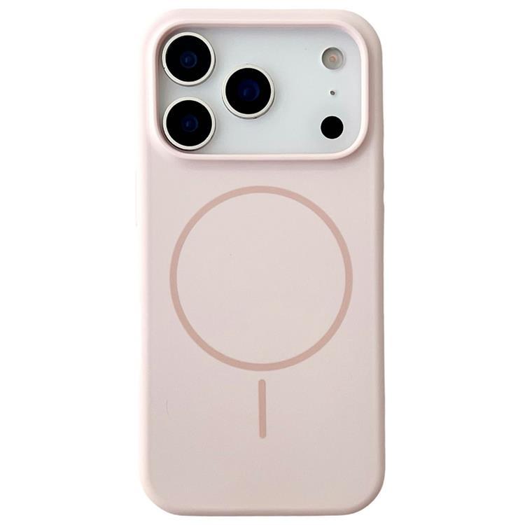 iPhone 17 Pro Mobilskal MagSafe Silikon Anti Drop - Rosa | 2353 | AlltMobil