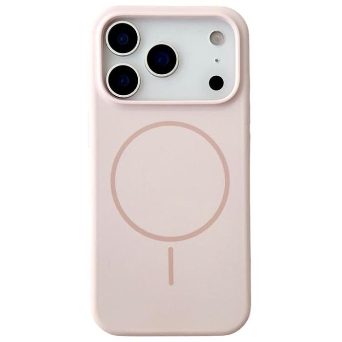 A-One Brand - iPhone 17 Pro Mobilskal MagSafe Silikon Anti Drop - Rosa