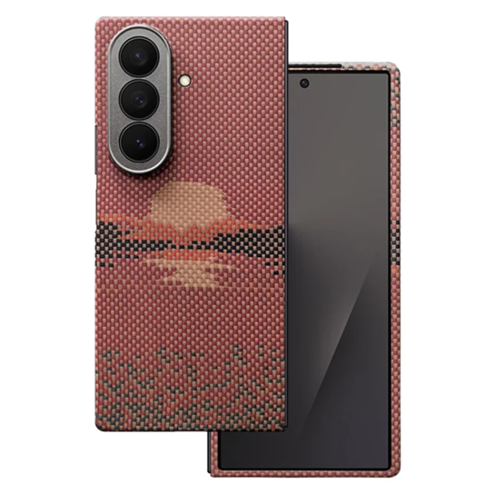 A-One Brand - Galaxy Z Fold 7 5G Mobilskal Magsafe Aramid Fiber - Sun