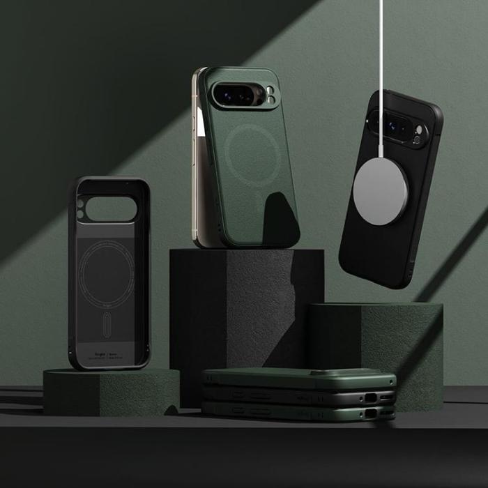 UTGATT - Ringke Google Pixel 9 Pro Mobilskal Magsafe Onyx - Svart