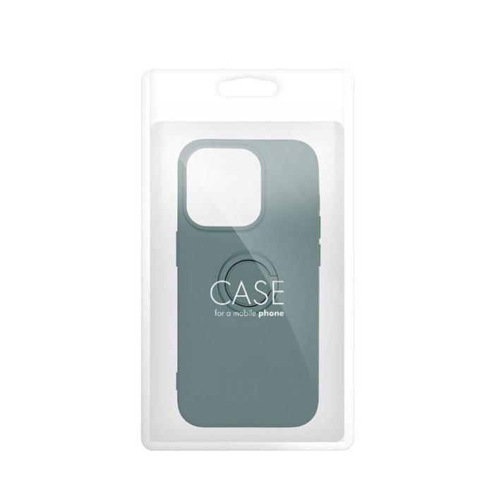 OEM - iPhone 16e Mobilskal Silikon Ring - Grön