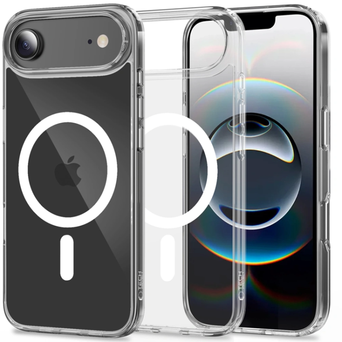 Tech-Protect - Tech-Protect iPhone 17 Air Mobilskal Magsafe Flexair Hybrid - Clear