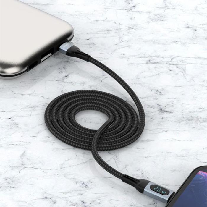 Dudao - Dudao USB-C till Lightning kabel Snabbladdning PD 20W 1m