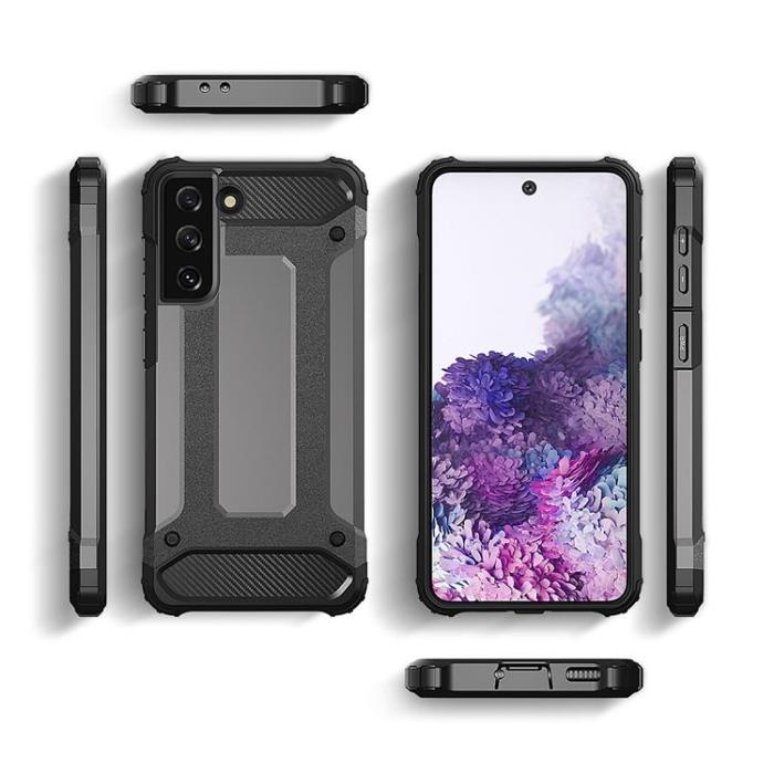 OEM - Galaxy S23 Ultra Skal Hybrid Armored - Svart