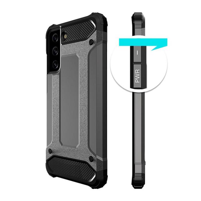 OEM - Galaxy S23 Ultra Skal Hybrid Armored - Svart