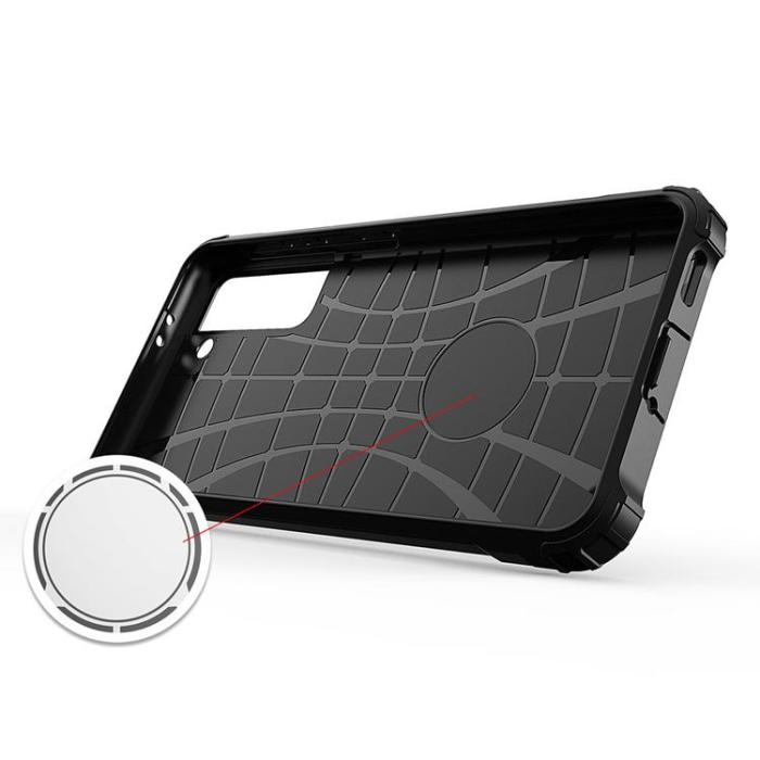 OEM - Galaxy S23 Ultra Skal Hybrid Armored - Svart