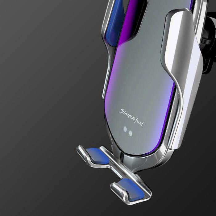 UTGATT1 - Tech-Protect R2 Bil Mount Trådlös Laddare Silver