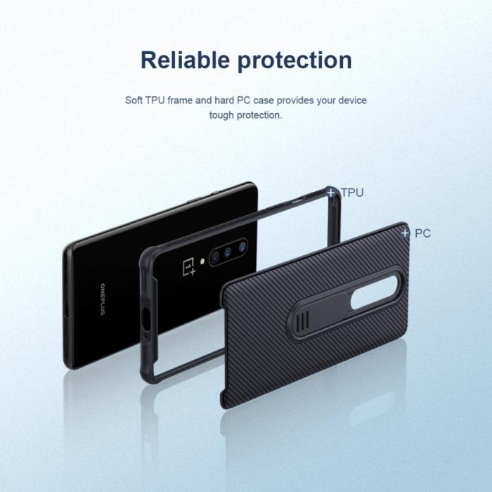 Nillkin - NILLKIN CamShield Mobilskal OnePlus 8 - Svart