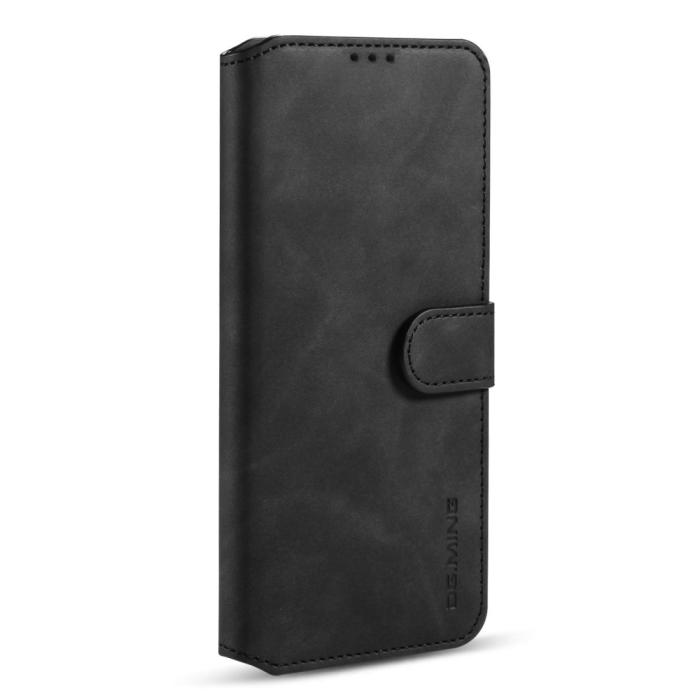 DG.MING - DG.MING Läder Plånboksfodral OnePlus 8 - Svart