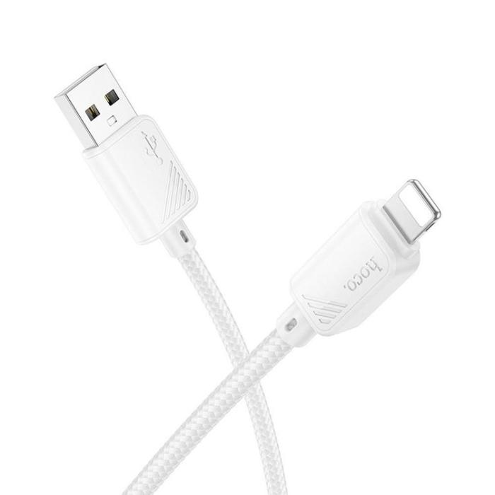 Hoco - HOCO USB-A till Lightning Kabel 2.4A 1 m X113 - Vit