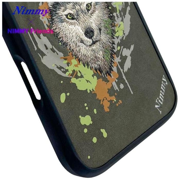 NIMMY - Nimmy iPhone 16 Mobilskal MagSafe Wolf - Mörkgrå