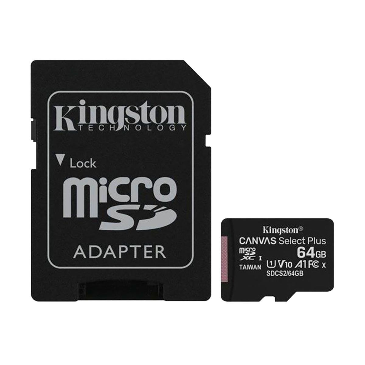 Kingston Canvas Select Plus 64 GB MicroSDXC minneskort | 288 | AlltMobil