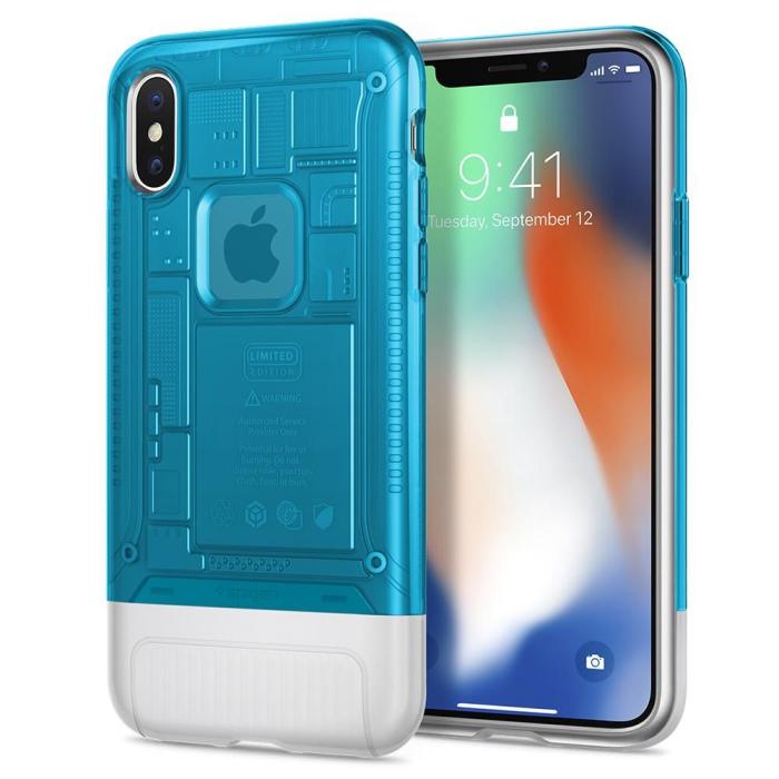 UTGATT5 - Spigen Classic C1 iPhone X / Xs Blueberry