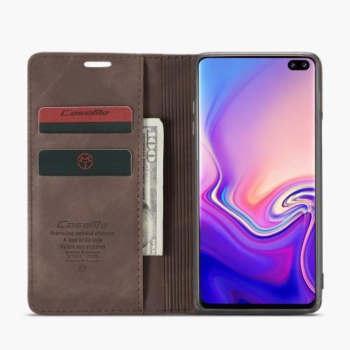 CASEME Plånboksfodral för Samsung Galax S10 - Kaffe | 2353 | AlltMobil