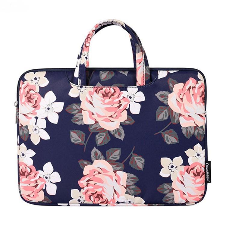 CANVASARTISAN Datorfodral 13"" Floral - Blå