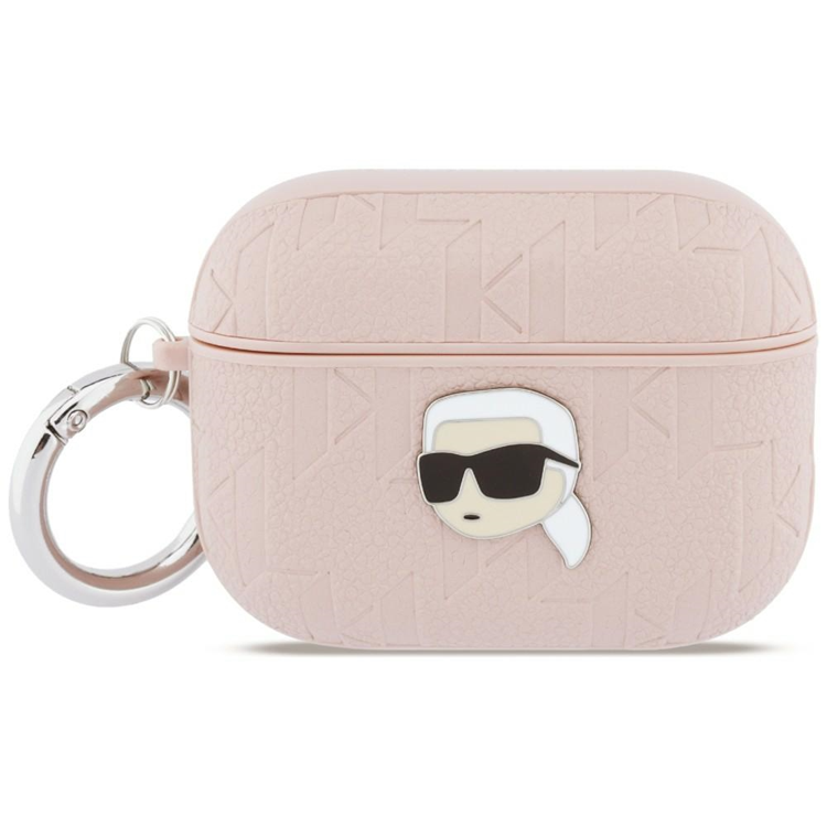 Karl Lagerfeld AirPods Pro 3 Skal Monogram Karl Head (Rosa) | 2353 | AlltMobil