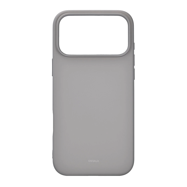 ONSALA iPhone 17 Pro Max Mobilskal med Silikonkänsla - Betong | 2353 | AlltMobil