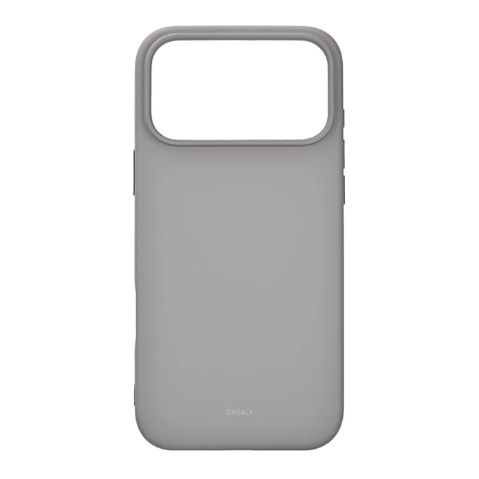 Onsala - ONSALA iPhone 17 Pro Max Mobilskal med Silikonkänsla - Betong