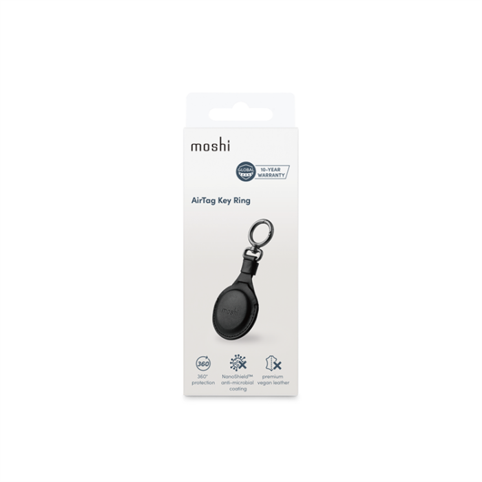 Moshi - Moshi Airtag Key Ringhållare - Svart