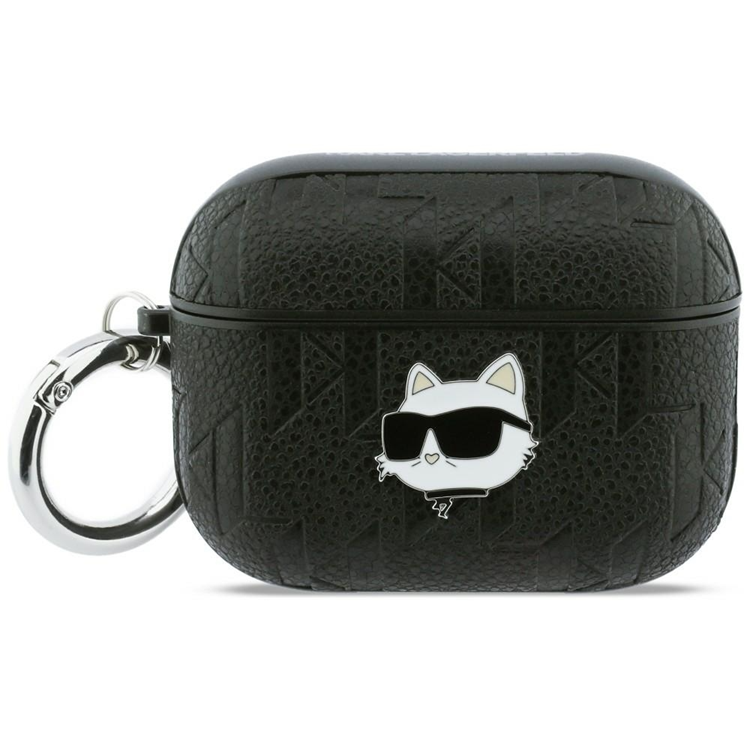 Karl Lagerfeld AirPods Pro 3 Skal Monogram Choupette Head (Svart) | 2353 | AlltMobil