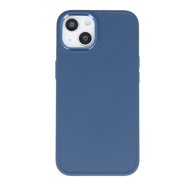 OEM - Satinskydd iPhone 7/8/SE 2020/2022 Mörkblått Elegant Fodral