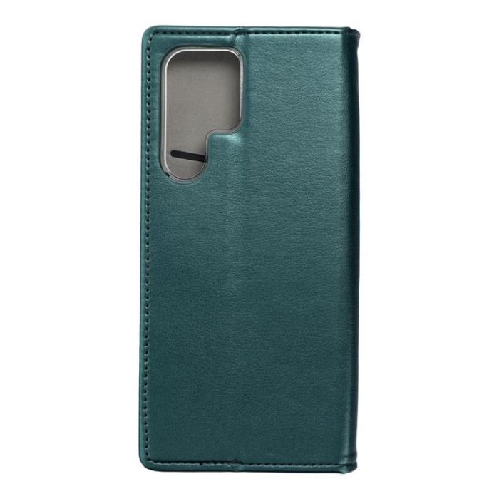 UTGATT1 - Galaxy S22 Plånboksfodral Smart Magneto - Mörkgrön