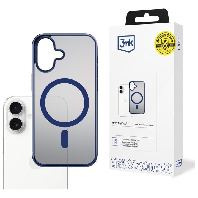 3MK iPhone 17 Mobilskal MagSafe Frosty - Blå | 2353 | AlltMobil