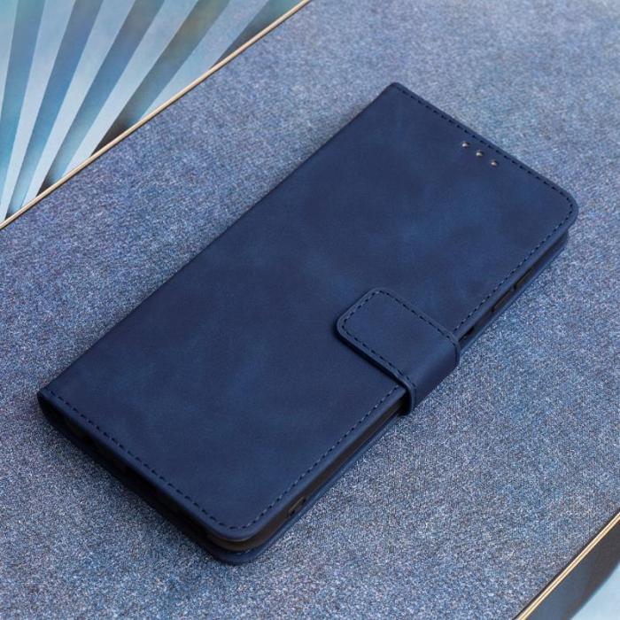 OEM - Smart Velvet fodral till iPhone XR, marinblå