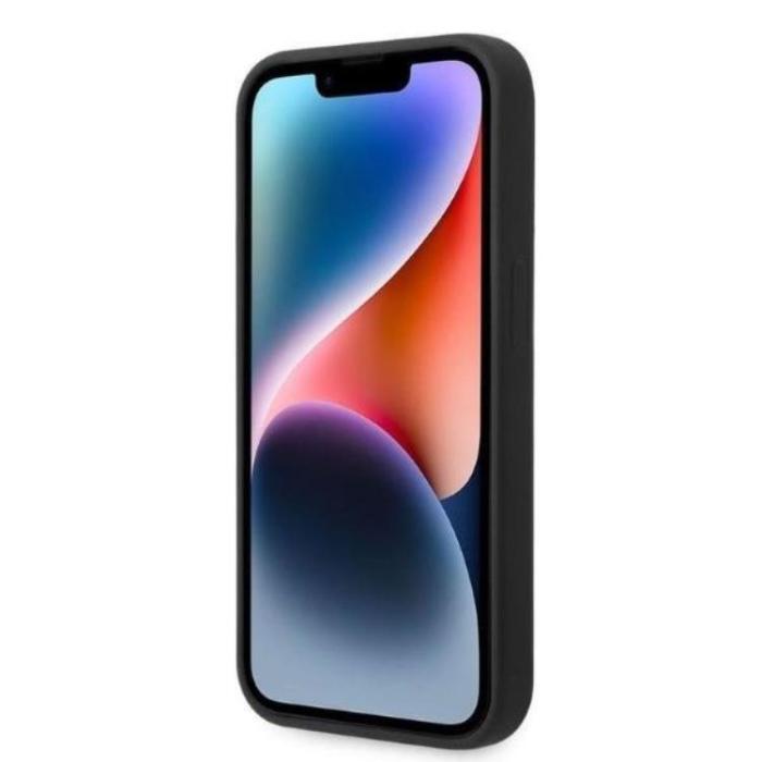 KARL LAGERFELD - Karl Lagerfeld iPhone 14 Pro Max Skal Silicone Ikonik - Svart