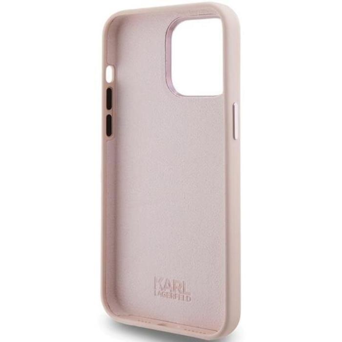 KARL LAGERFELD - KARL LAGERFELD iPhone 15 Pro Mobilskal Silikon Metal Pin