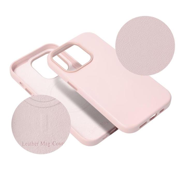 UTGATT1 - iPhone 11 Pro Max Magsafe Skal Läder - Sand Rosa
