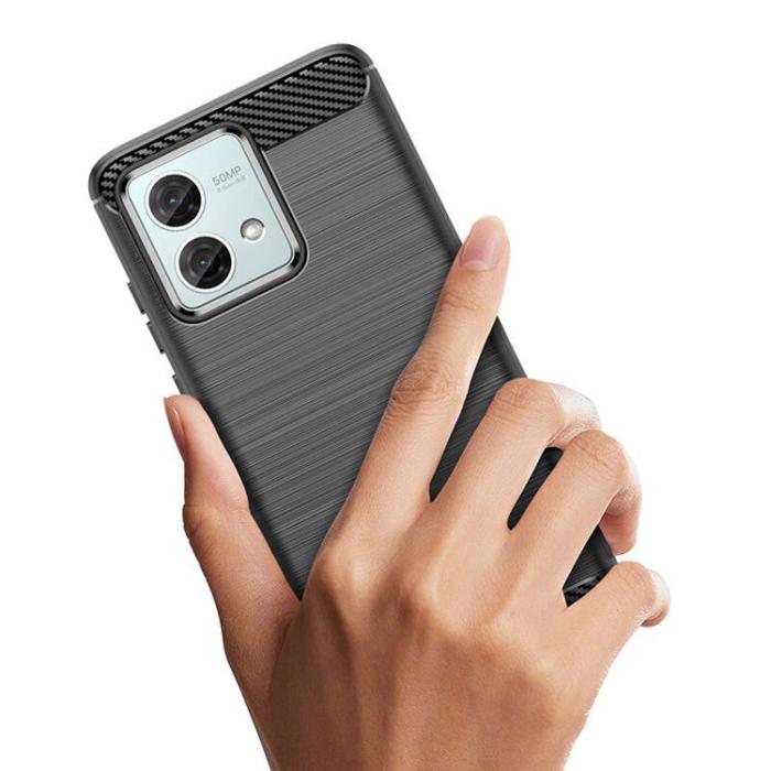 OEM - Motorola Moto G84 Mobilskal Carbon - Svart