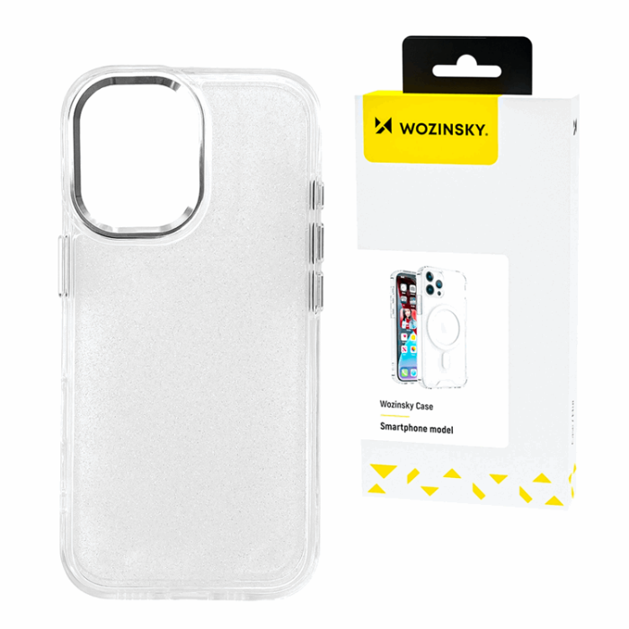 Wozinsky - Wozinsky Galaxy S25 Ultra Mobilskal Glitter - Transparent
