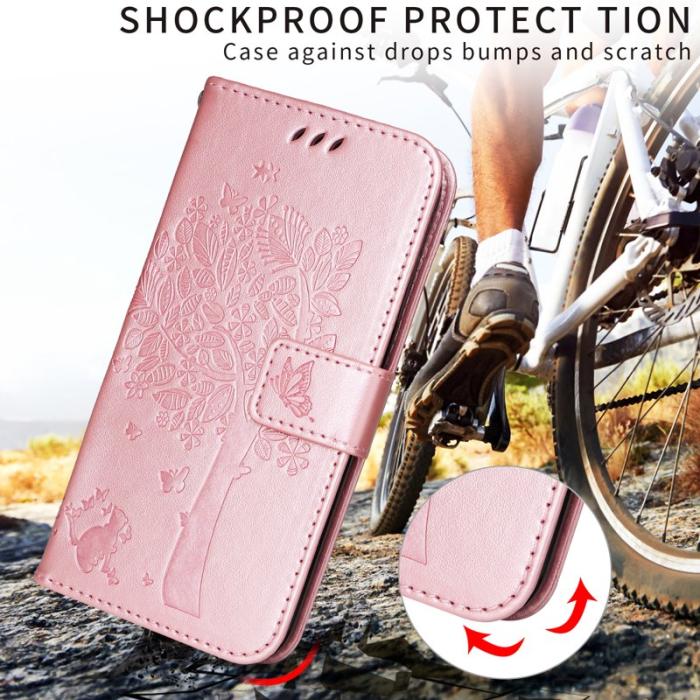 OEM - Samsung Galaxy A57 Plånboksfodral Konstläder - Roséguld