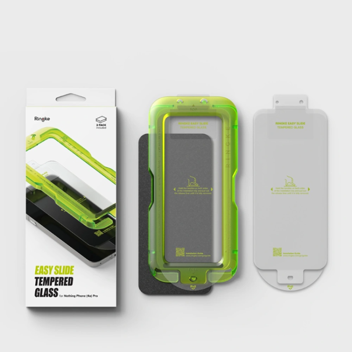 Ringke - [2-Pack] Ringke Härdat glas Skärmskydd Nothing Phone 4a Pro Easy Slide