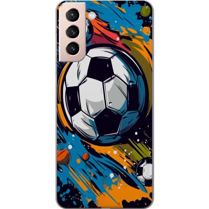 iSecrets - Mobilskal till Samsung Galaxy S21 med Fotbollar