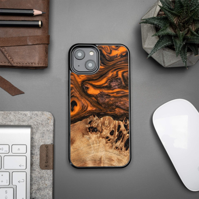 Bewood - Bewood iPhone 15 Mobilskal Unique Orange