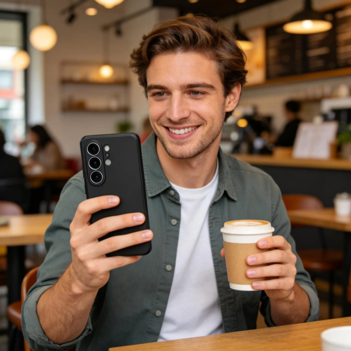 Tech-Protect - Tech-Protect Mobilskal För Galaxy S26 Ultra Magsafe Silikon - Svart