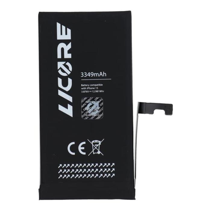 A-One Brand - iPhone 15 Batteri 3349mAh LICORE