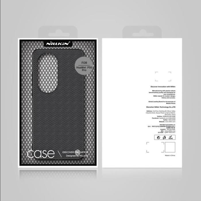 UTGATT5 - Nillkin Huawei P50 Pro Skal Textured - Svart