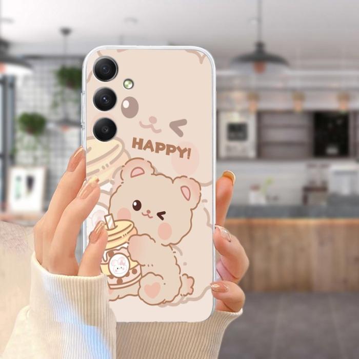 OEM - Mobilskal till Samsung Galaxy S26+ Mjuk TPU Mönstertryck - Björn