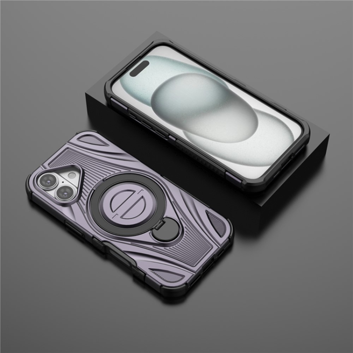 A-One Brand - iPhone 17 Mobilskal MagSafe Magnetic Kickstand - Lila