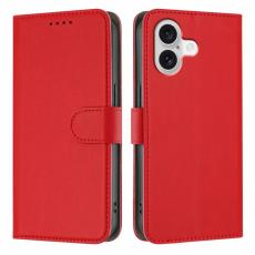 A-One Brand - iPhone 17 Plånboksfodral Solid Color - Röd