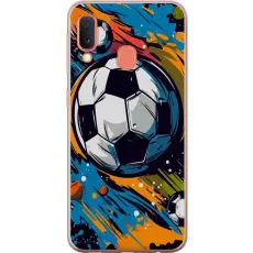 Gustaf - Mobilskal till Samsung Galaxy A20e med Fotbollar