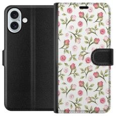 iSecrets - Pl&aring;nboksfodral till Apple iPhone 16 Plus med Blommigt