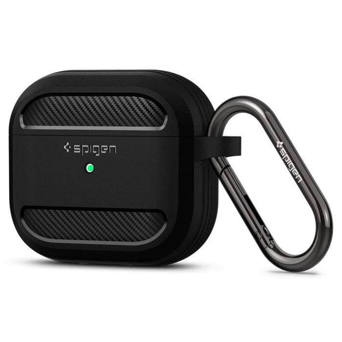 UTGATT - Spigen Rugged Armor Skal Airpods 3 - Matte Svart