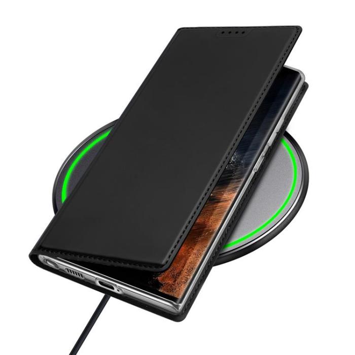 Dux Ducis - Dux Ducis Galaxy S23 Ultra Plånboksfodral Skin Series - Svart